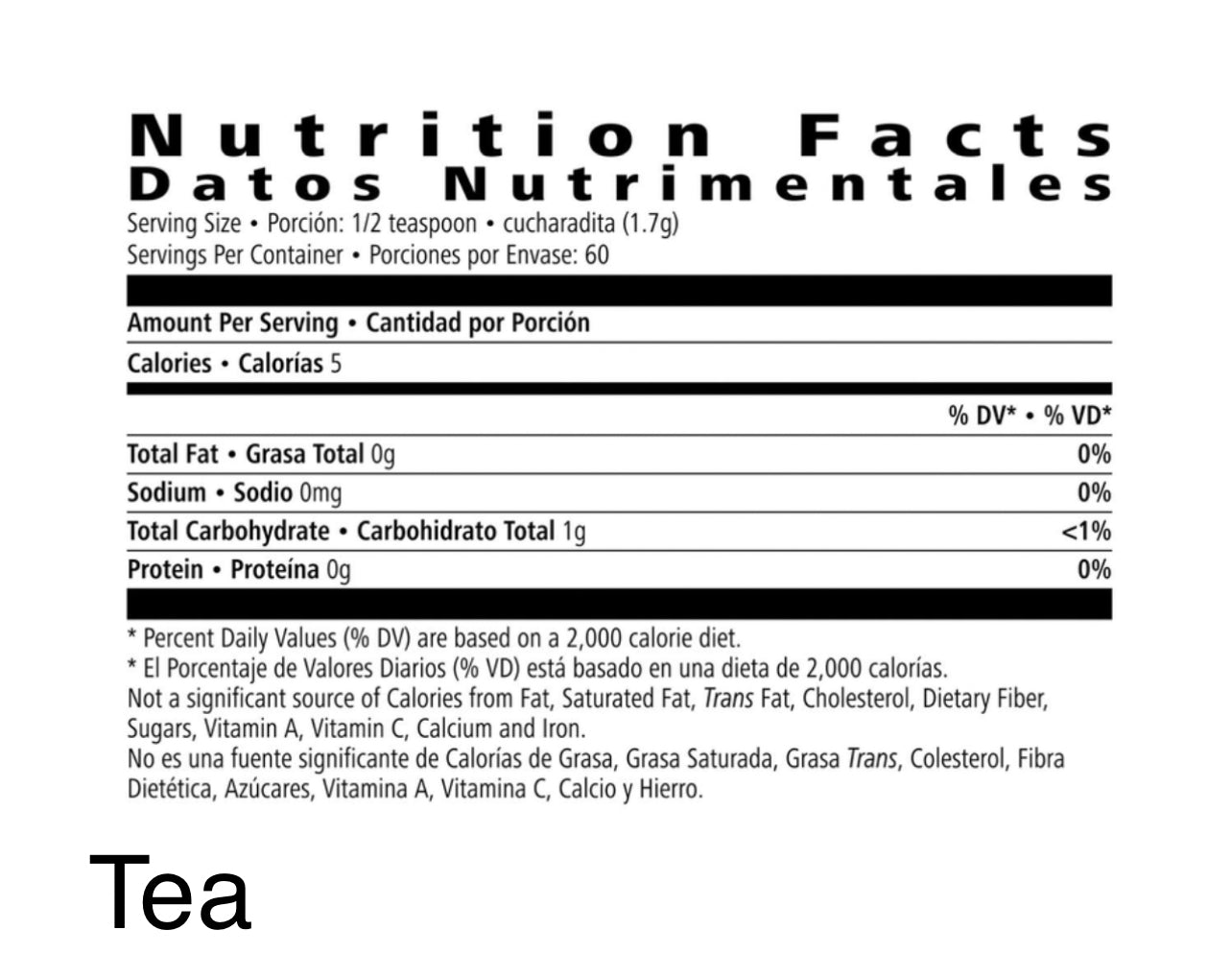 Blue Peach  Mega Energy Tea